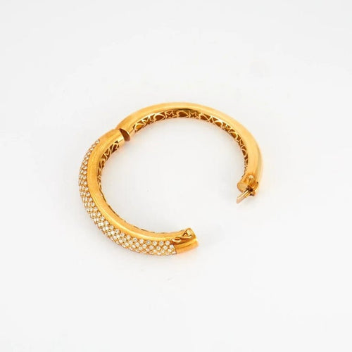 Bracelet Bracelet Or jaune pavage Diamants 58 Facettes