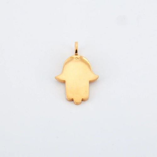Pendentif Pendentif main de Fatma or jaune 58 Facettes