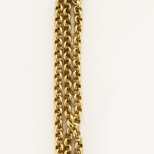 Collier Gio Caroli - Élégant collier en or jaune, or blanc et diamants 58 Facettes MONTG0135