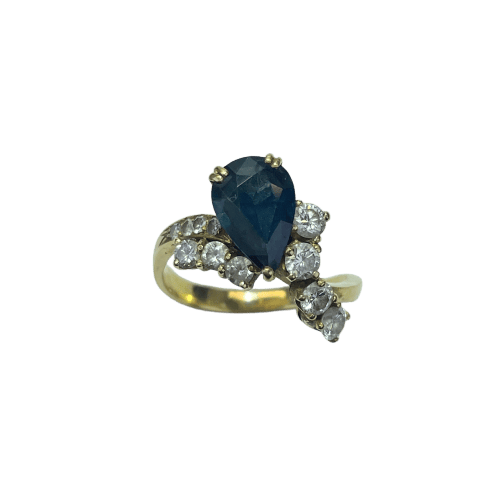 Bague 52 Bague en or jaune 18 carats avec diamants 0,52 ct 58 Facettes 250311