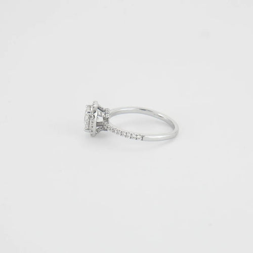 Bague 51 Bague or blanc diamants 0.82ct 58 Facettes