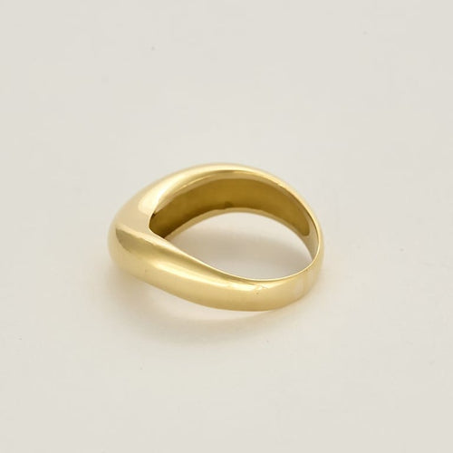 Bague 55 Bague mouvementée en or jaune 58 Facettes SENS2452X7