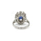 Bague 51 Bague Or blanc Platine Saphir Diamants 58 Facettes 230079R