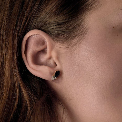 Boucles d'oreilles Boucles d'oreilles en Or jaune & blanc, saphirs et diamants 58 Facettes CLA1068X3
