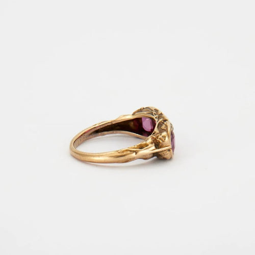 Bague 52 Bague Or jaune, Rubis 58 Facettes