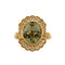 Bague 53.5 Bague or jaune 18 carats tourmaline et diamants 58 Facettes