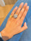 Bague 53 Bague marguerite en platine et or blanc 18 carats avec diamants 2,75 carats 58 Facettes 108