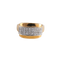 Bague 54 Bague Chevalière pavage 30 Diamants 58 Facettes FM118