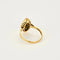 Bague 57 Bague or jaune, émeraude et diamants 58 Facettes THI02131