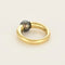 Bague 53 Cartier - Bague jonc bombé en or jaune 18k et perle de Tahiti 58 Facettes DADB-06