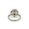 Bague 51 Bague Marguerite - Or blanc, Platine, Emeraude & Diamants 58 Facettes 250459R