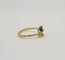 Bague 49.5 Bague or jaune 18 carats sertie d'une émeraude et diamants naturels 58 Facettes