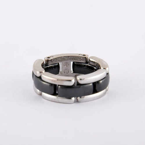 Bague 47 / Blanc/Gris / Or 750 Bague "Ultra" - CHANEL 58 Facettes 170062R