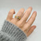 Bague 54 Bague or jaune 18 carats sertie d’un diamant 58 Facettes