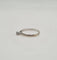 Bague 50 Solitaire or blanc serti d'un diamant 58 Facettes