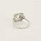 Bague 57 Bague - Bague chaton pyramidal princesse en platine et diamants 58 Facettes LJBAV3