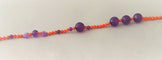 Collier Grand collier sautoir corail ancien méditerranéen et perles d'améthyste 58 Facettes