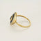 Bague 62 Bague navette en or jaune, diamants et saphirs calibrés 58 Facettes 58FC116
