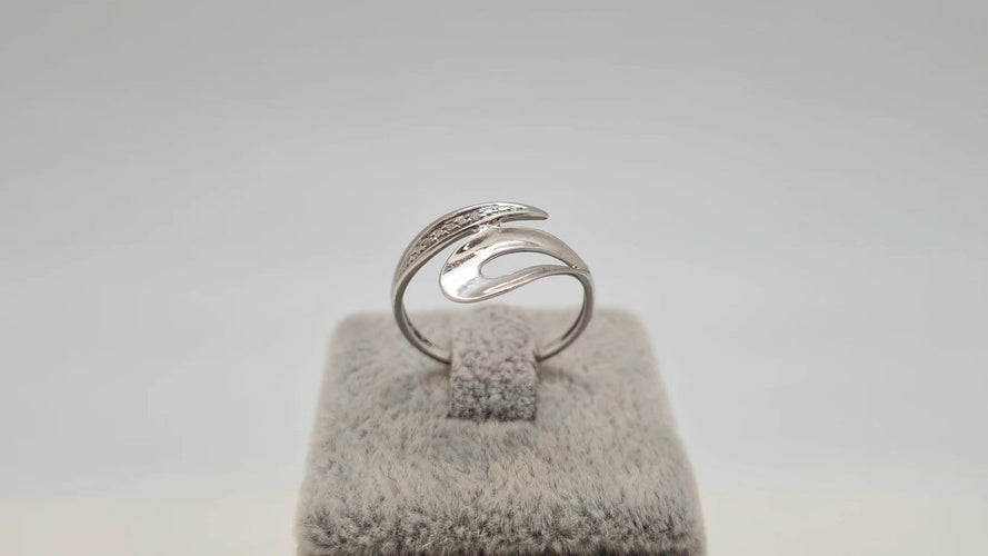 Bague 55 Bague en Or blanc 58 Facettes