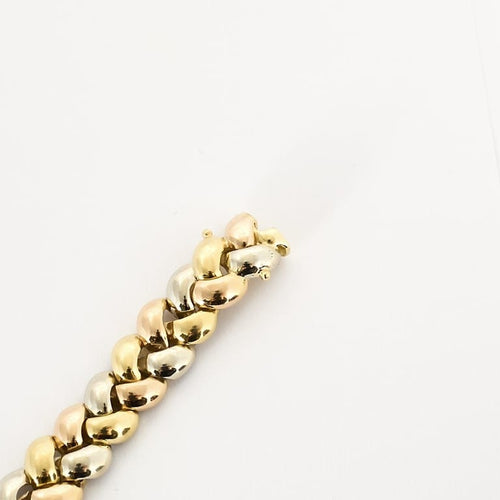 Bracelet Poiray - Tresse - Bracelet trois ors 58 Facettes BRI0033
