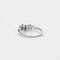 Bague 60 Bague trilogie or gris et diamants 58 Facettes GU46