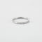Bague 55 Bague en or blanc diamants 58 Facettes