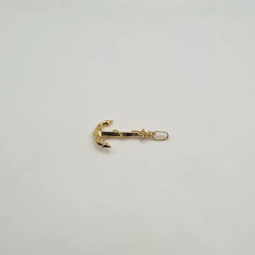 Pendentif Pendentif ancre or jaune 58 Facettes