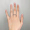 Bague 55 Alliance or blanc diamants 58 Facettes 160142R
