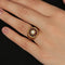 Bague 51 Bague Perle et Grenats 58 Facettes