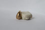 Bague 54 Bague rétro en or jaune 14k et diamants ronds, diamant Trillion 58 Facettes