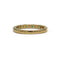 Bague 59 Demi-Alliance - Or jaune, Diamants & Emeraudes 58 Facettes 250066SP
