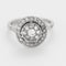 Bague 48 Bague or blanc, platine et diamants 58 Facettes 58FC115