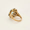 Bague 55 Bague cocktail en or rose et aigüe-marine, saphirs bleus 58 Facettes MB3