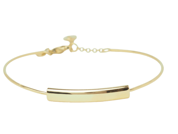Bracelet Bracelet jonc en or jaune 18 kt 58 Facettes 33635
