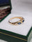 Bague 53 Bague vintage en or jaune 18 carats, saphirs et diamants 58 Facettes 718