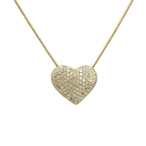 Collier Collier Pendentif Coeur - Or et diamants 58 Facettes 240019SP