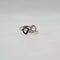 Bague 54 Bague toi & moi cœurs or blanc 18 carats sertie de diamants 58 Facettes