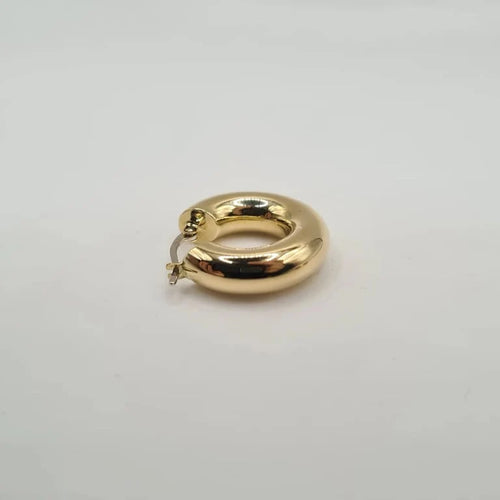 Boucles d'oreilles Créoles or jaune 18 carats 58 Facettes