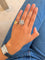 Bague 53 Bague marguerite en platine et or blanc 18 carats avec diamants 2,75 carats 58 Facettes 108