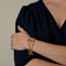 Bracelet Bracelet filigrané en or jaune et saphirs 58 Facettes MONTE0398