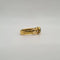 Bague 56 Bague or jaune sertie de diamants et d’un saphir 58 Facettes