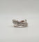 Bague 52.5 Bague or blanc sertie de diamants 58 Facettes