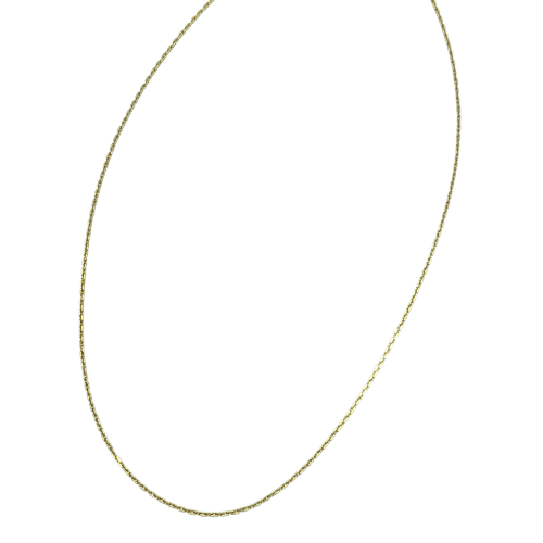 Collier Chaîne martelée classique en or jaune 18 carats, 4,05 g 58 Facettes 250033