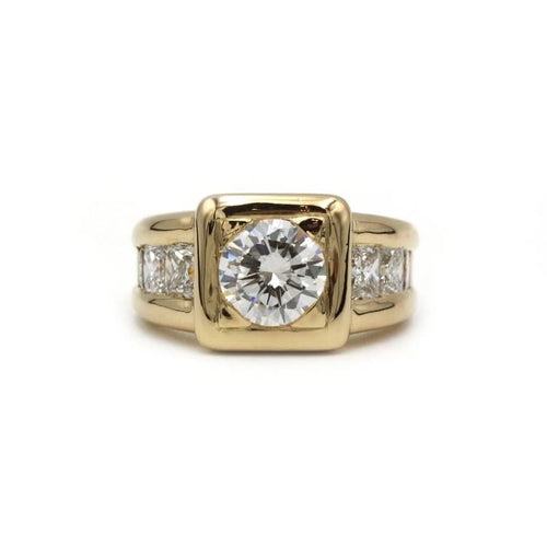 Bague 55 Bague - Or jaune & Diamants 58 Facettes 250195R