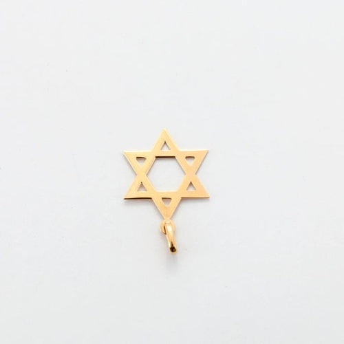 Pendentif Pendentif étoile de David or jaune 58 Facettes