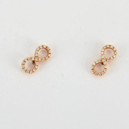 Boucles d'oreilles Boucles d'oreilles en Or rose  & diamants 58 Facettes