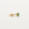 Boucles d'oreilles Boucles d'oreilles clous or jaune Emeraudes 58 Facettes