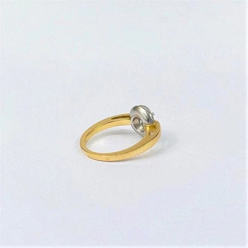 Bague 54.5 Bague Fleur 2 Ors Diamant 58 Facettes 20400000562