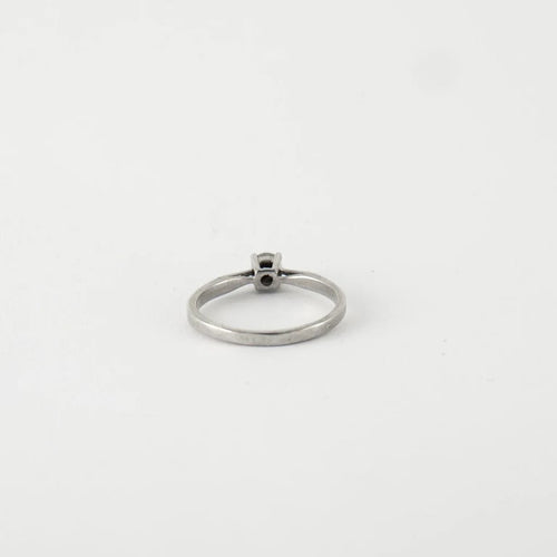 Bague 49 Bague Solitaire Diamant 0.13ct 58 Facettes