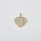 Pendentif Pendentif Cœur pavage Diamants 58 Facettes FL237